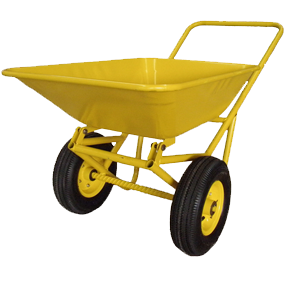 รถเข็นปูน 2 ล้อ สีเหลือง