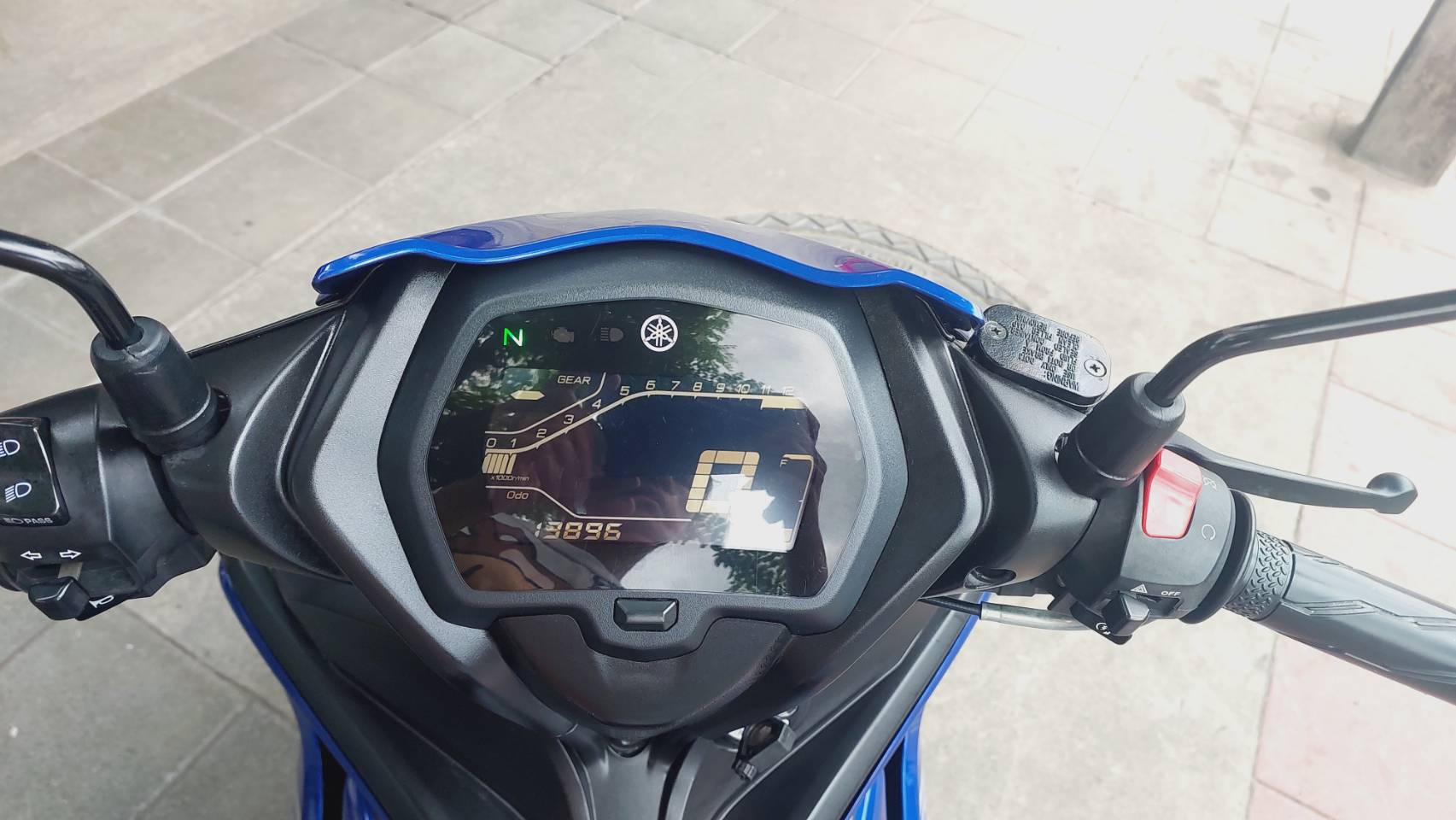 (ขายแล้ว) yamaha exciter สีน้ำเงิน 2021 155 cc ไฟหน้า LED