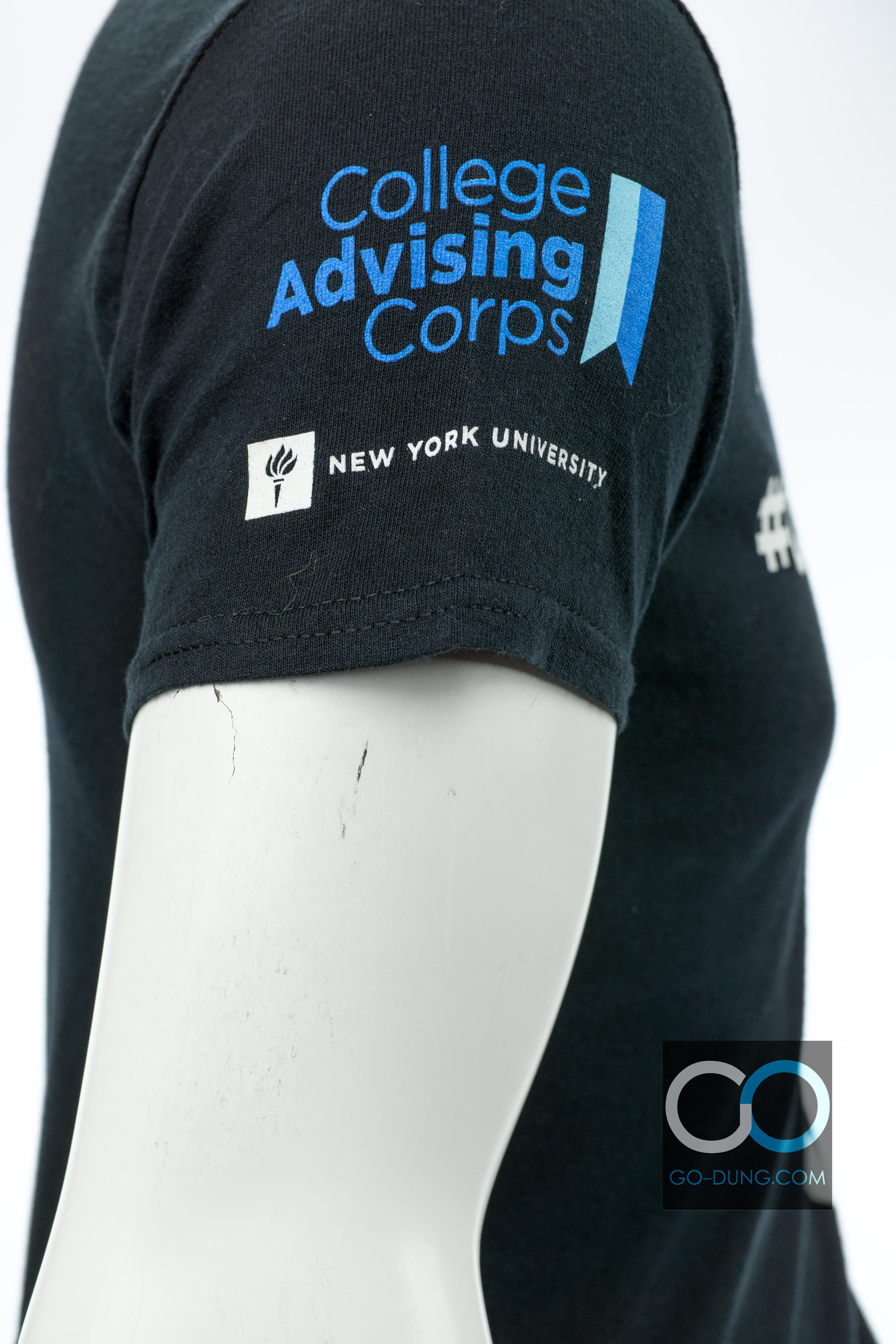 เสื้อยืดมือสอง GILDAN : PLEDGE YOUR # COLLEGIENCE ผ้า 100 คอตตอน