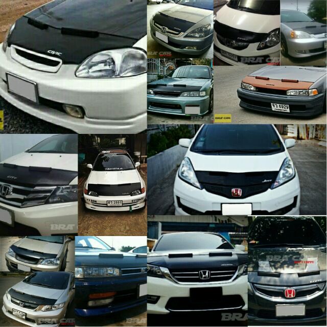 หน้ากากหนังกันหินกันแมลงหุ้มฝากระโปรงหน้ารถยนต์ Honda CR-V G4