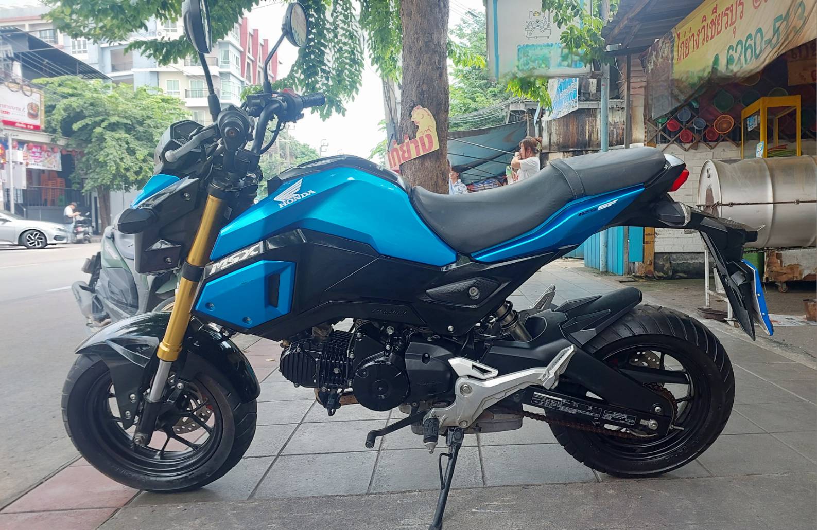 (ปิดการขายครับ) msx sf 2017 สีน้ำเงินดำ ตัวใหม่ไฟหน้า LED