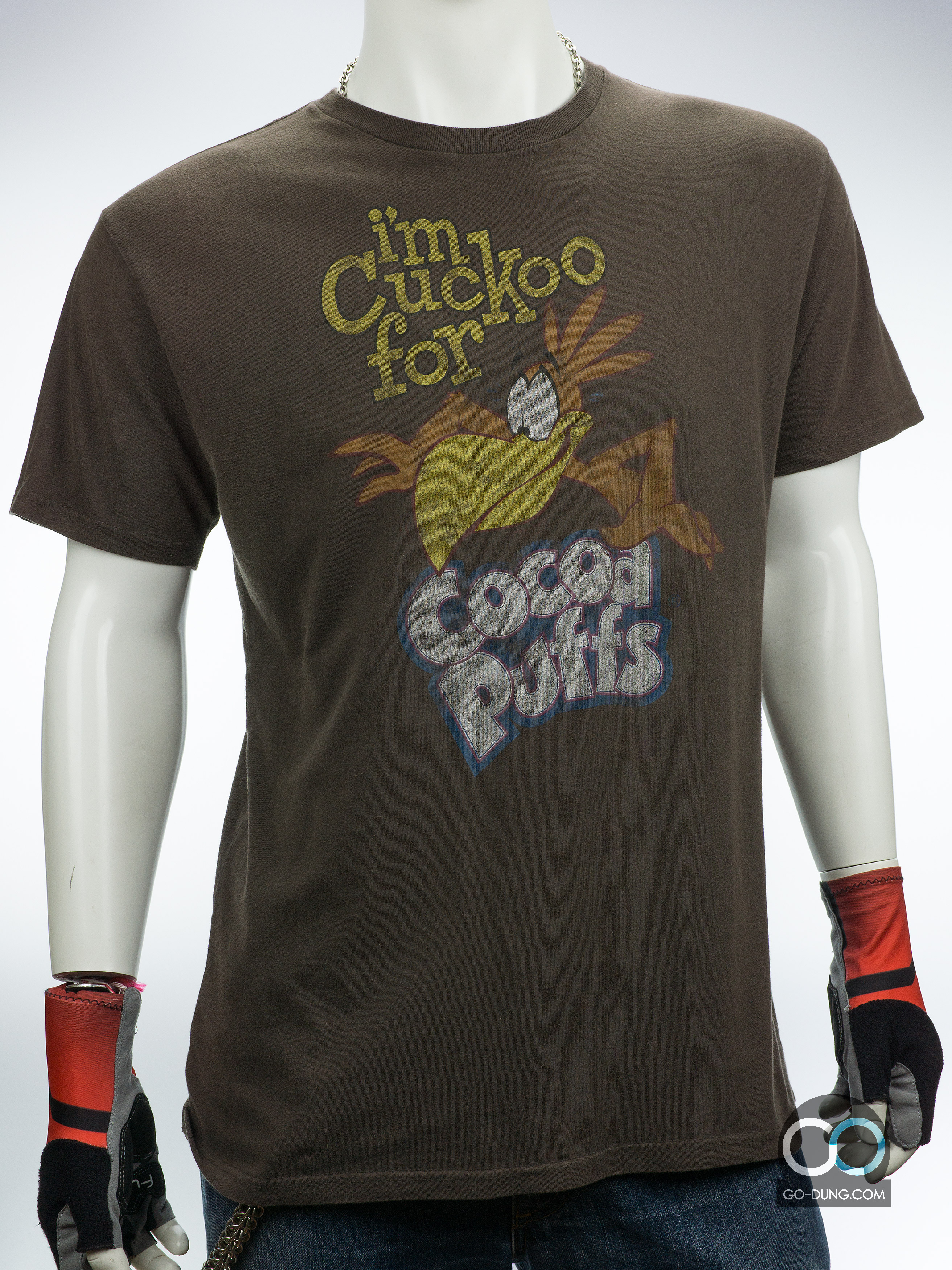 เสื้อยืดมือสอง I'M CUCKOO FOR COCOA PUFFS ตัวการ์ตูน โฆษณา ปี90 ผ้า 100 คอตตอน