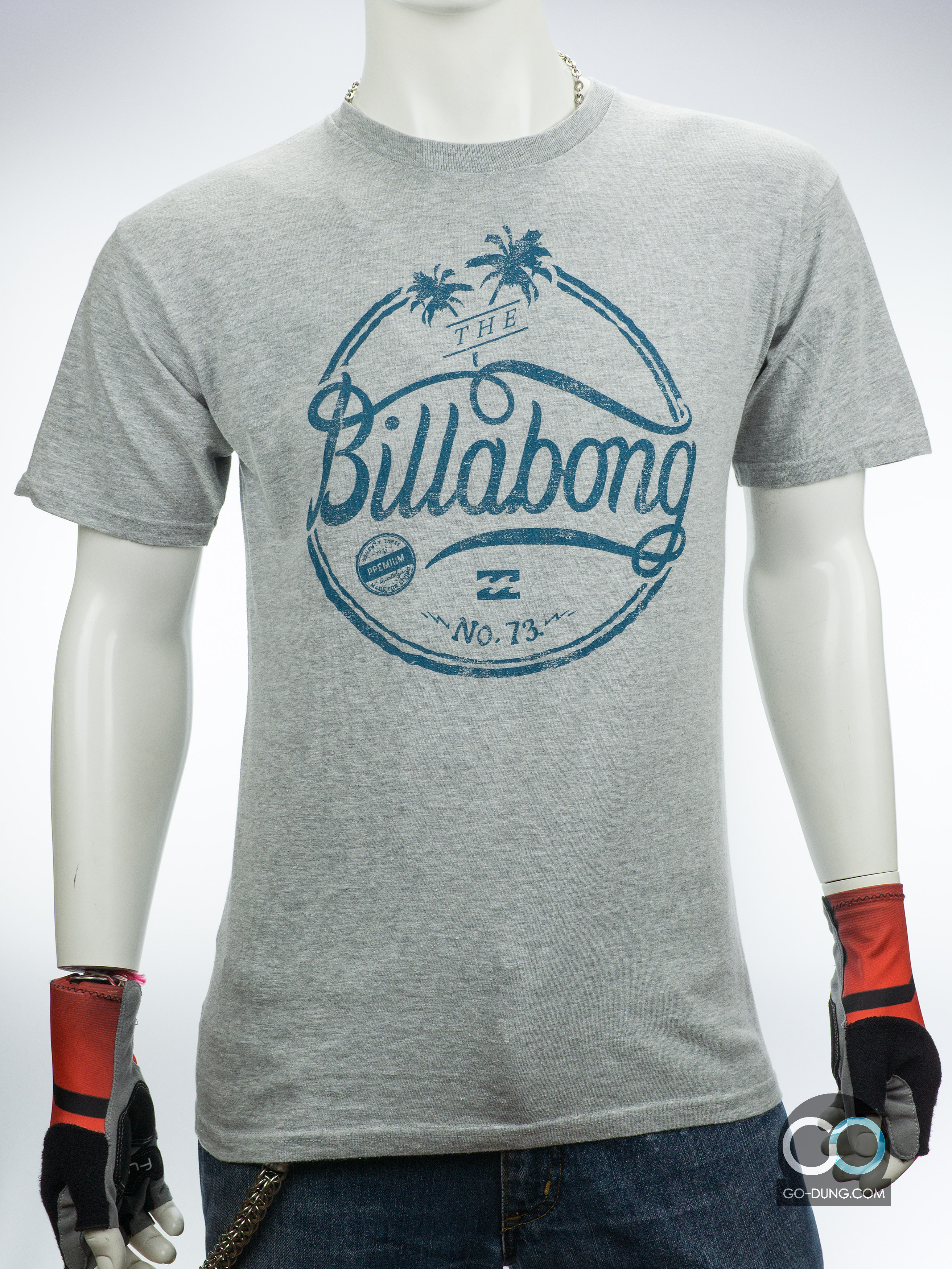 เสื้อยืดมือสองแบรนด์เนม BILLABONG : SEVENTY THREE PREMIUM ผ้าผสม 90/10