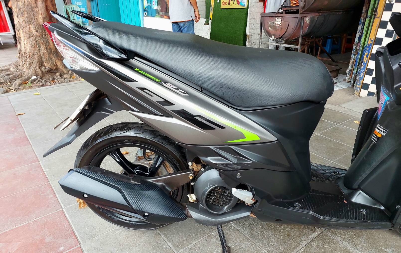 (มัดจำแล้วครับ) yamaha GT สีดำเทา ทะเบียนปี 2560 รถบ้านเอกสารชุดโอนครบ