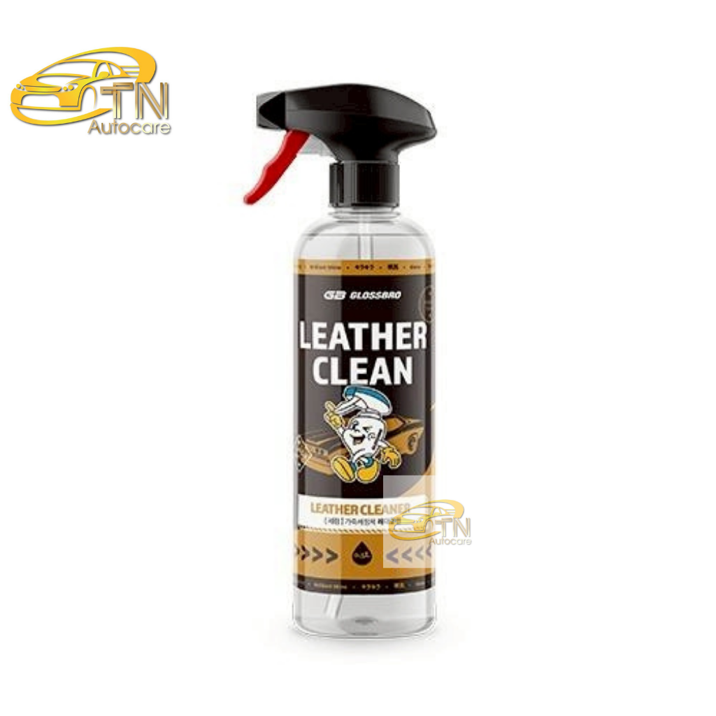 GLOSSBRO Premium Leather Clean, สเปรย์ทำความสะอาดหนังพรีเมียม 500ml