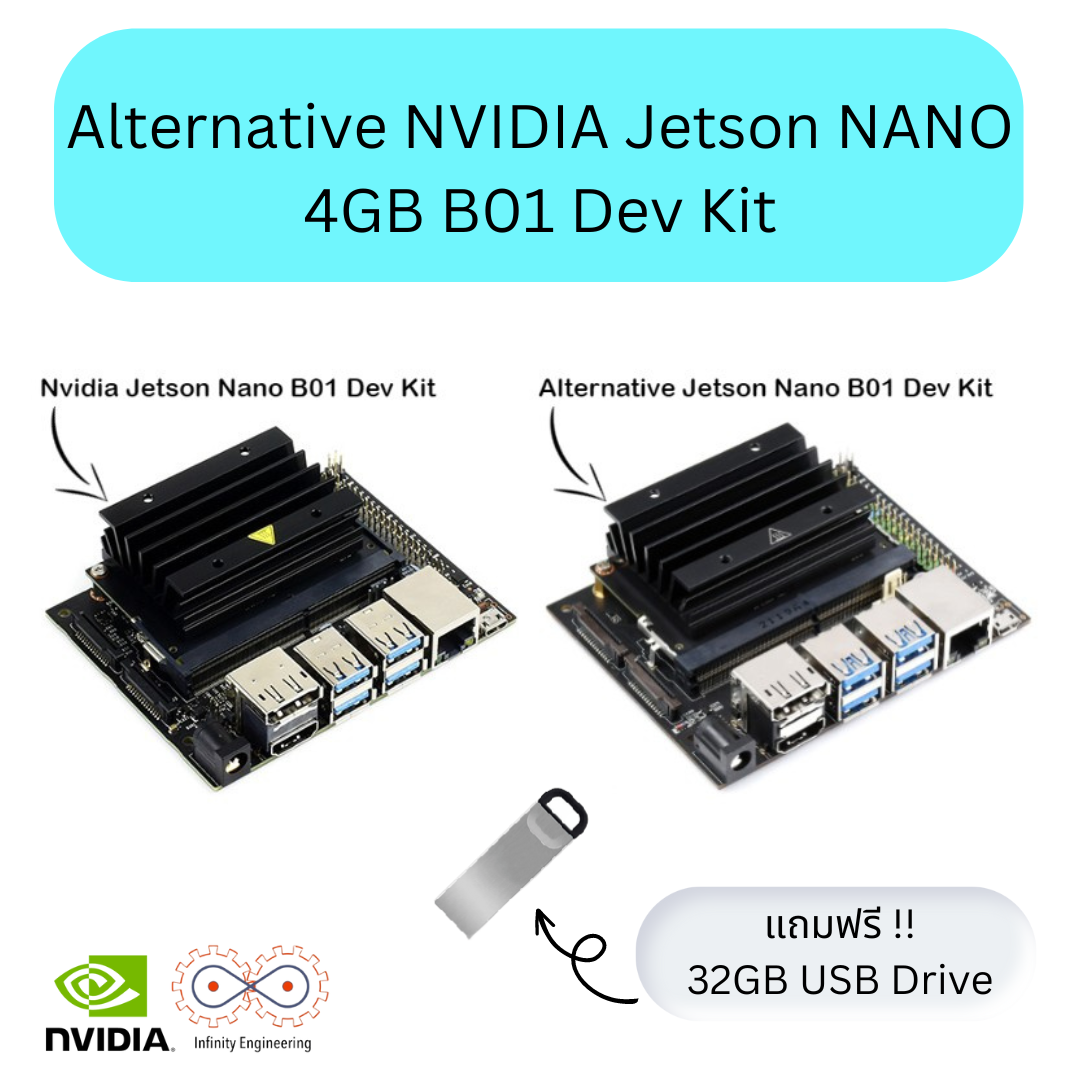 Alternative Nvidia Jetson NANO 4GB B01 Dev Kit with Official Module