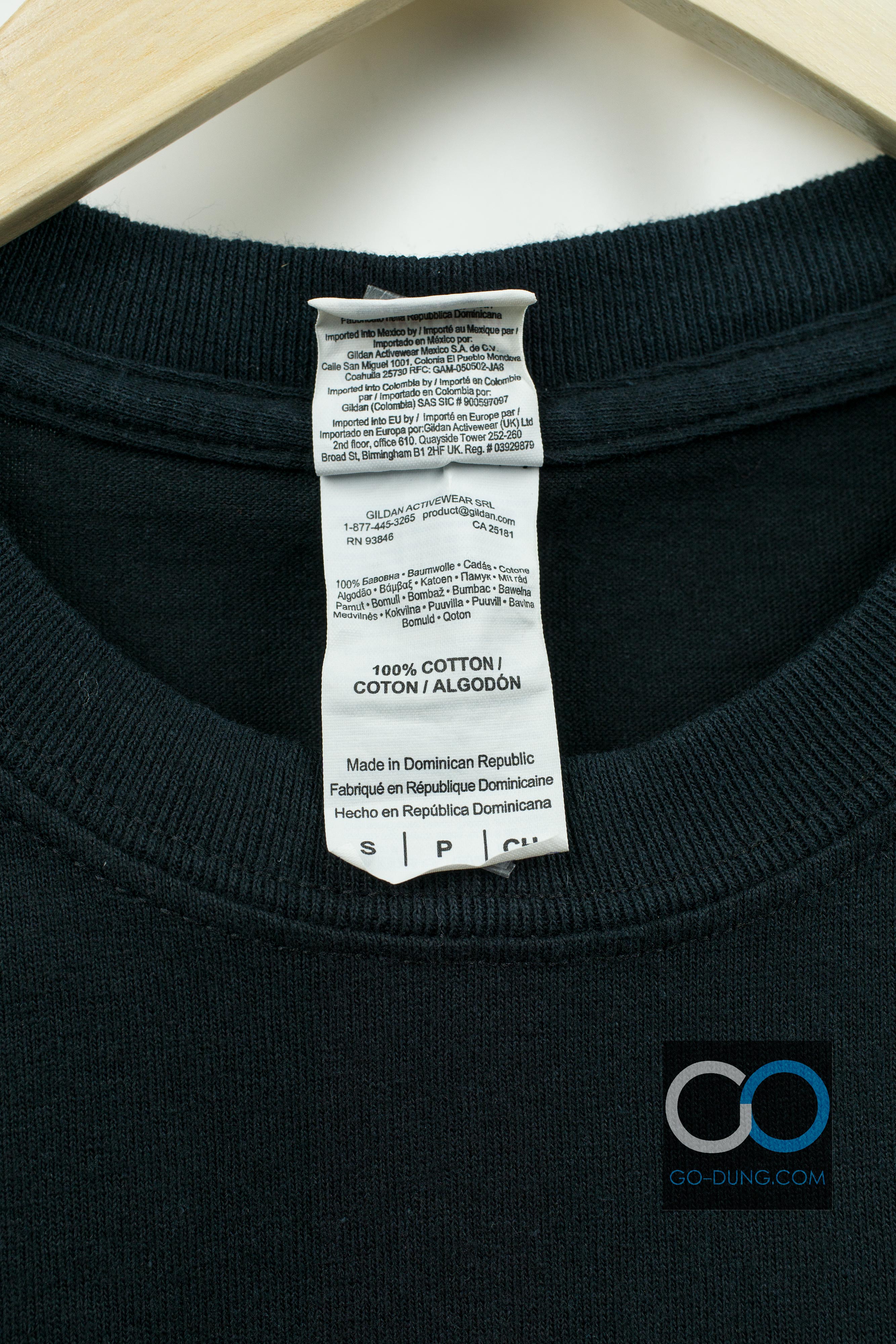 เสื้อยืด USA มือสอง GILDAN : BANDWORKS LIVE LEARN ROCK ผ้า 100 คอตตอน