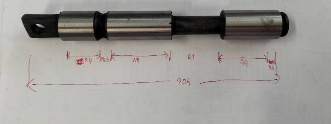 แกนซักปั้มดั๊ม KP75