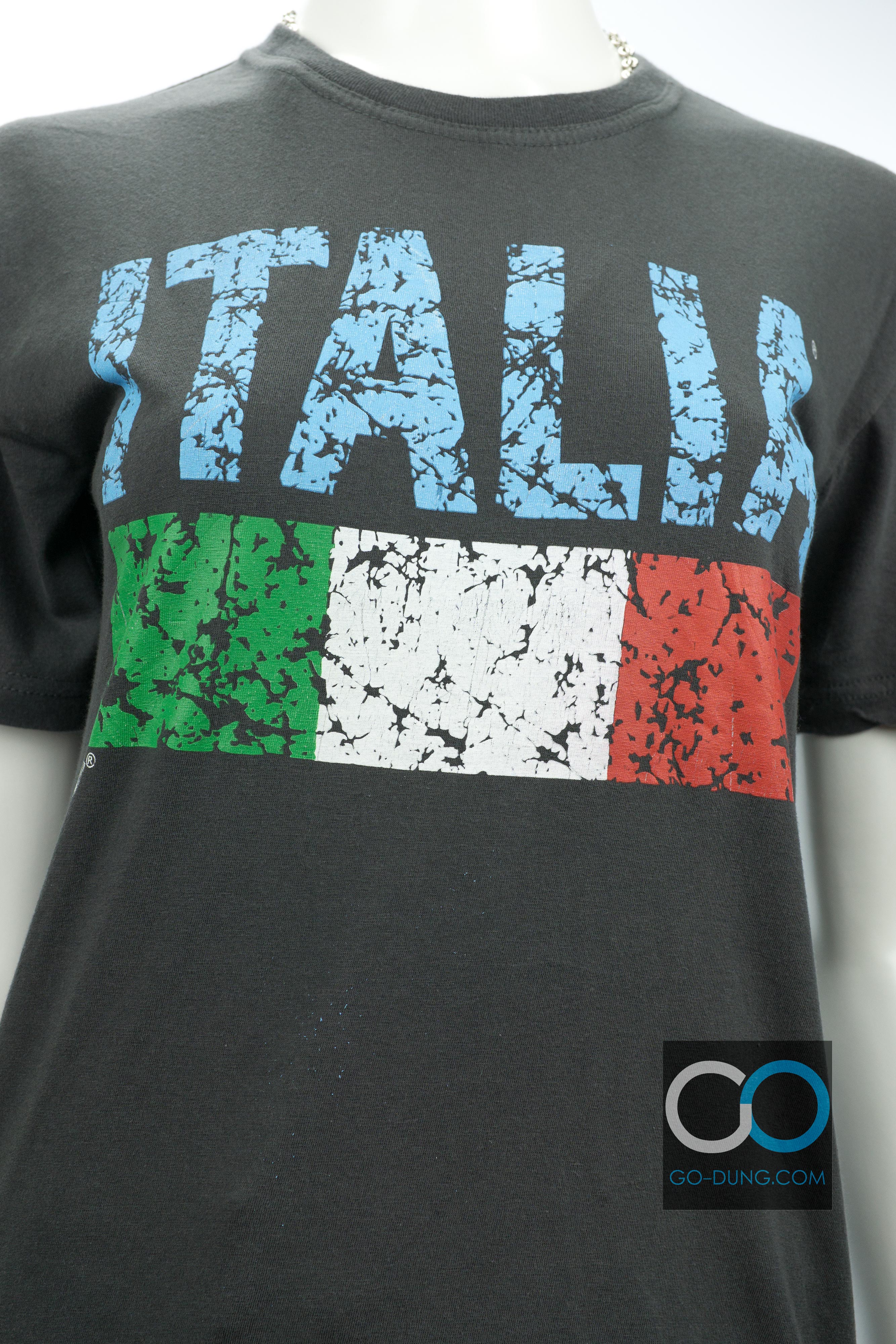 เสื้อ USA แท้ PRINT.MEL : ITALIA ผ้า 100 คอตตอน