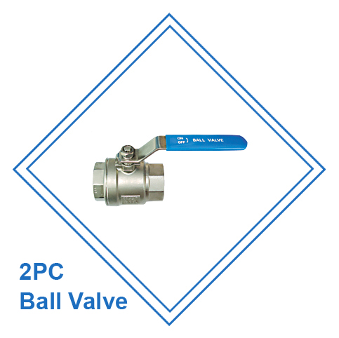 บอลวาวล์สแตนเลส 316 2ตอน 2PC ball valve stainless steel 1000 WOG