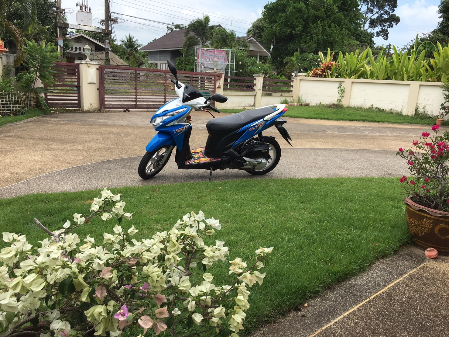 Motorcycles for rent at Mae Ramphung Beach Rayong มอเตอร์ไซด์ให้เช่า รถอยู่หาดแม่รำพึงระยอง