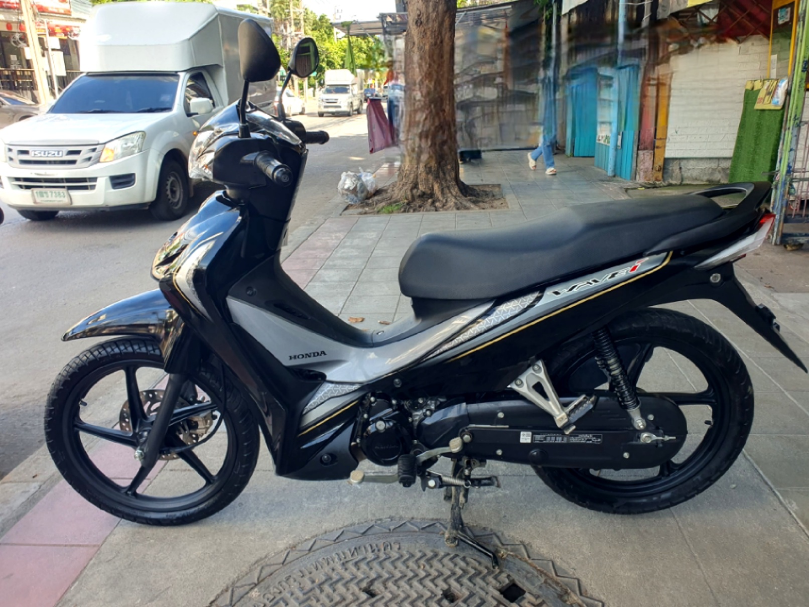 (ปิดการขาย) wave 110i สีดำ ปี66 (สต้าทมือ) ตัวท็อปล้อแม็กซ์ สภาพเดิมๆใหม่ๆ