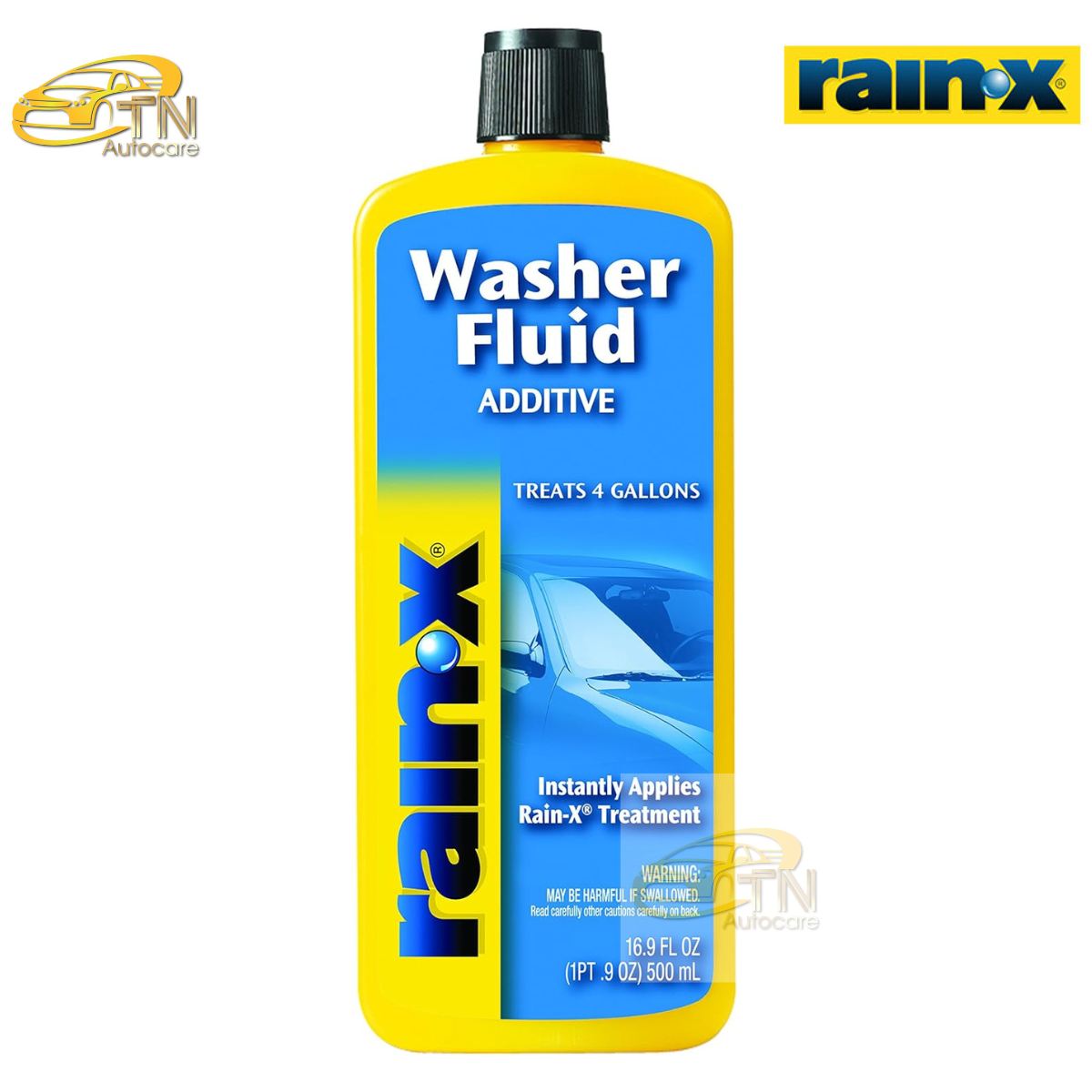 RainX Washer Fluid หัวเชื้อนำ้ยาทำความสะอาดกระจกรถยนต์ 500 ml.