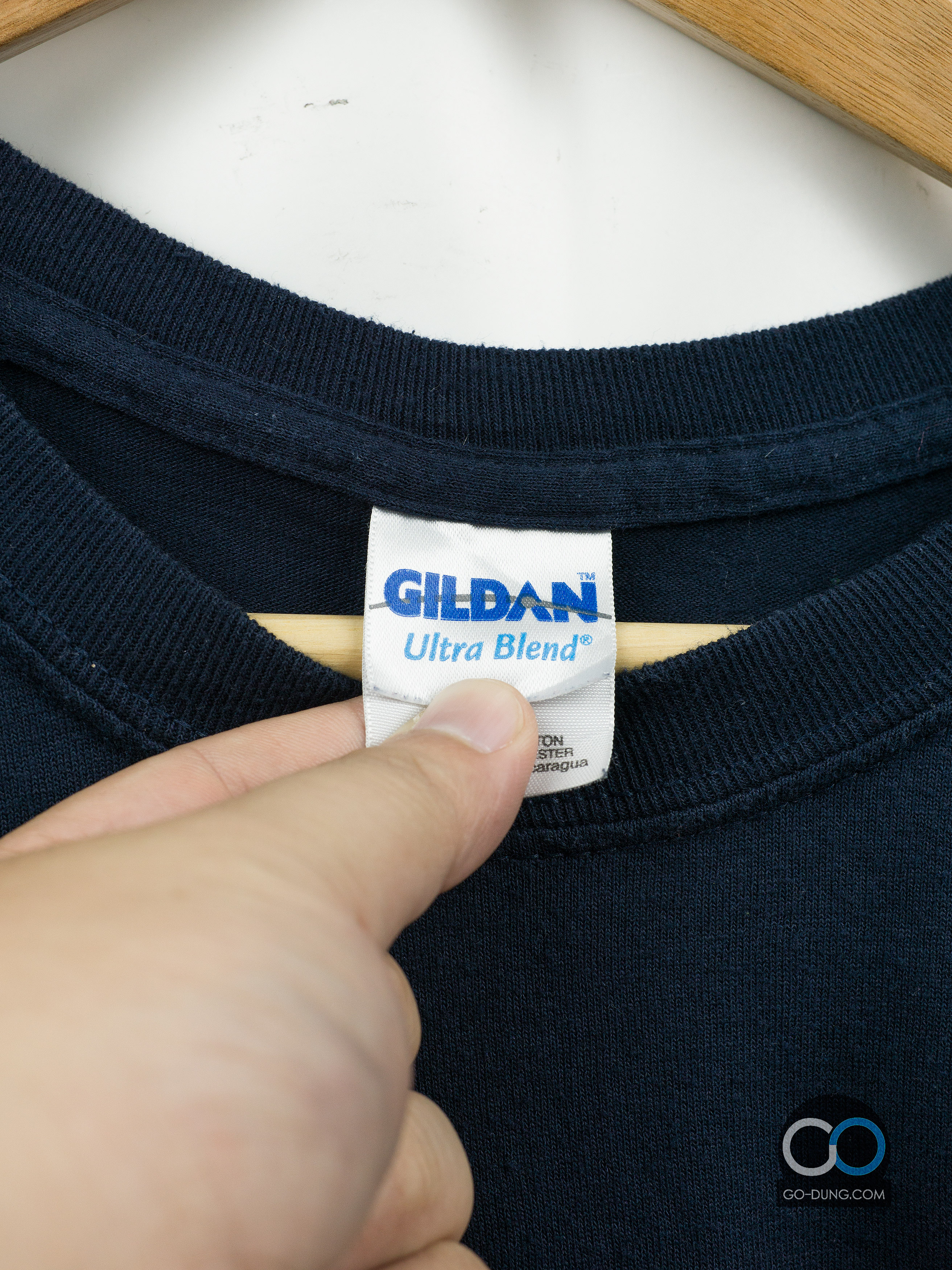 เสื้อยืดมือสอง GILDAN : MISSION POSSIBLE RELAY FOR LIFE ผ้าบาง ผ้า 50/50