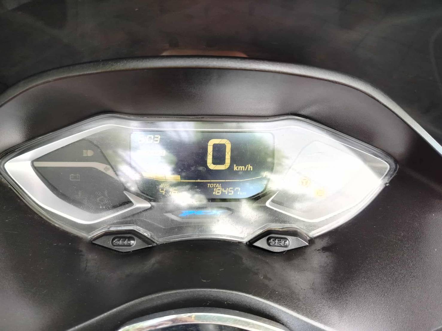 PCX 160 abs 2022 สีแดง ตัวท็อป็อป ดิสเบรคหน้าหลัง