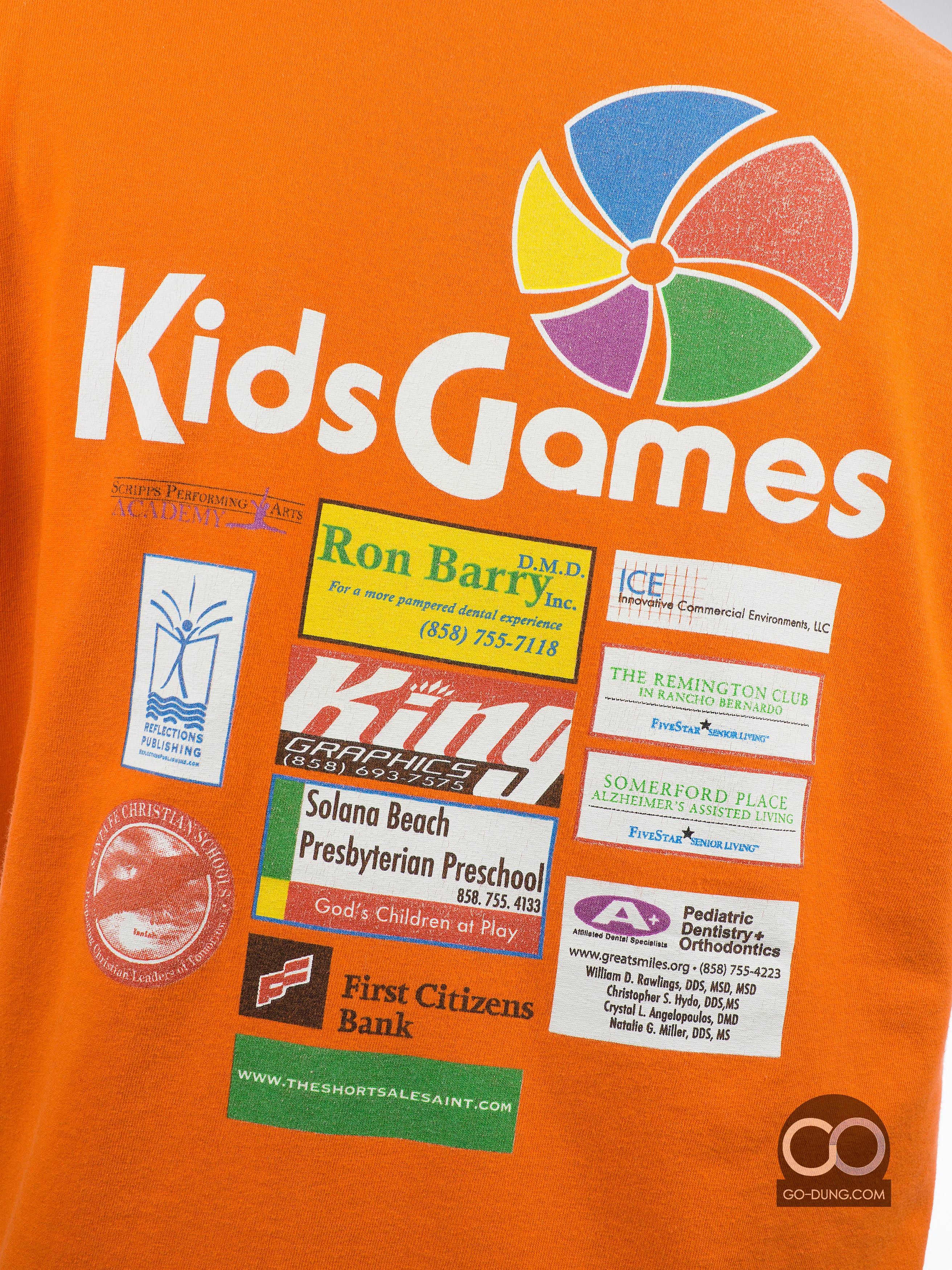 เสื้อยืดมือสอง GILDAN : KIDS GAME ผ้า 100 คอตตอน