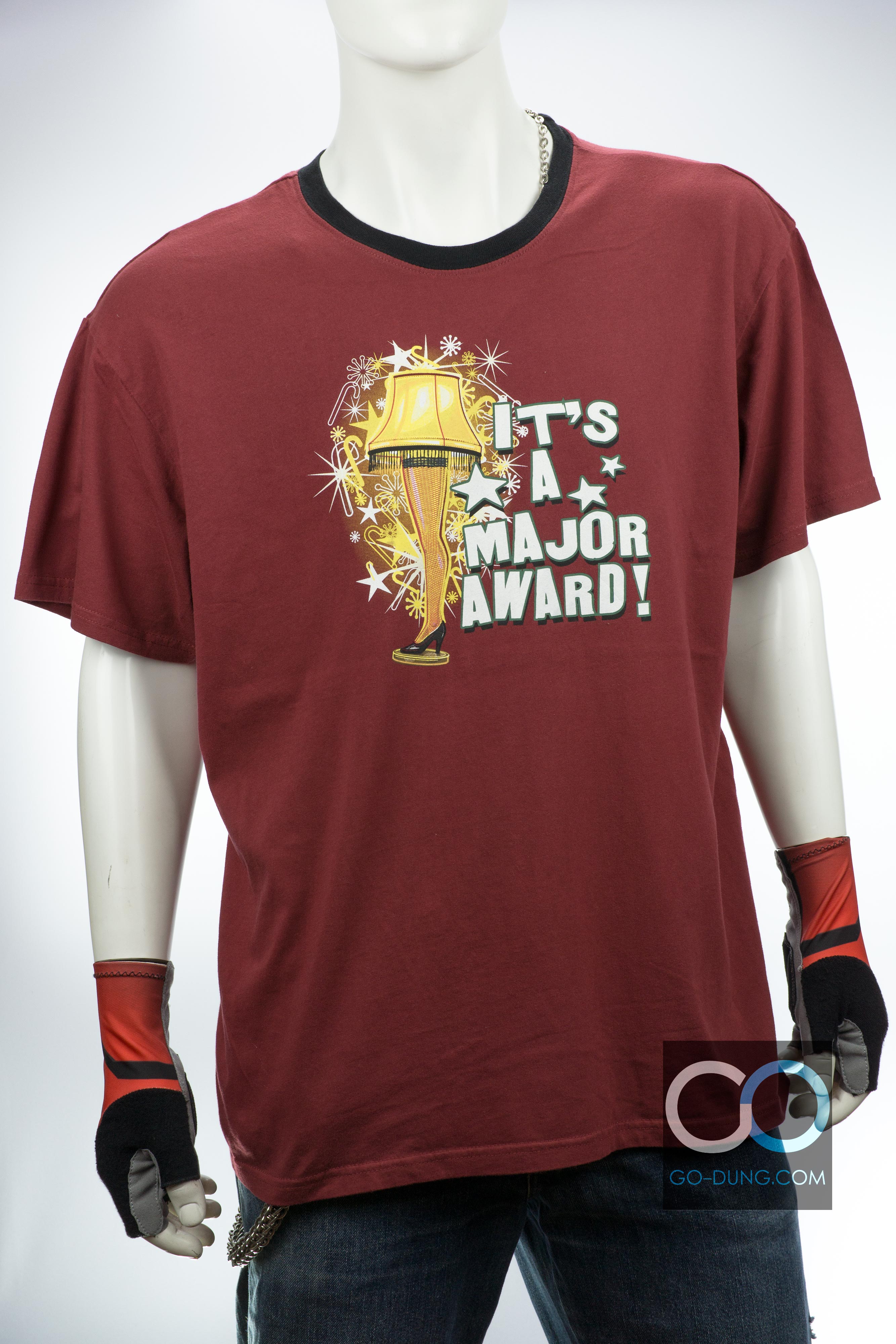 เสื้อ USA แท้ A CHRISTMAS STORY : IT'S A MAJOR AWARD ผ้า 100 คอตตอน