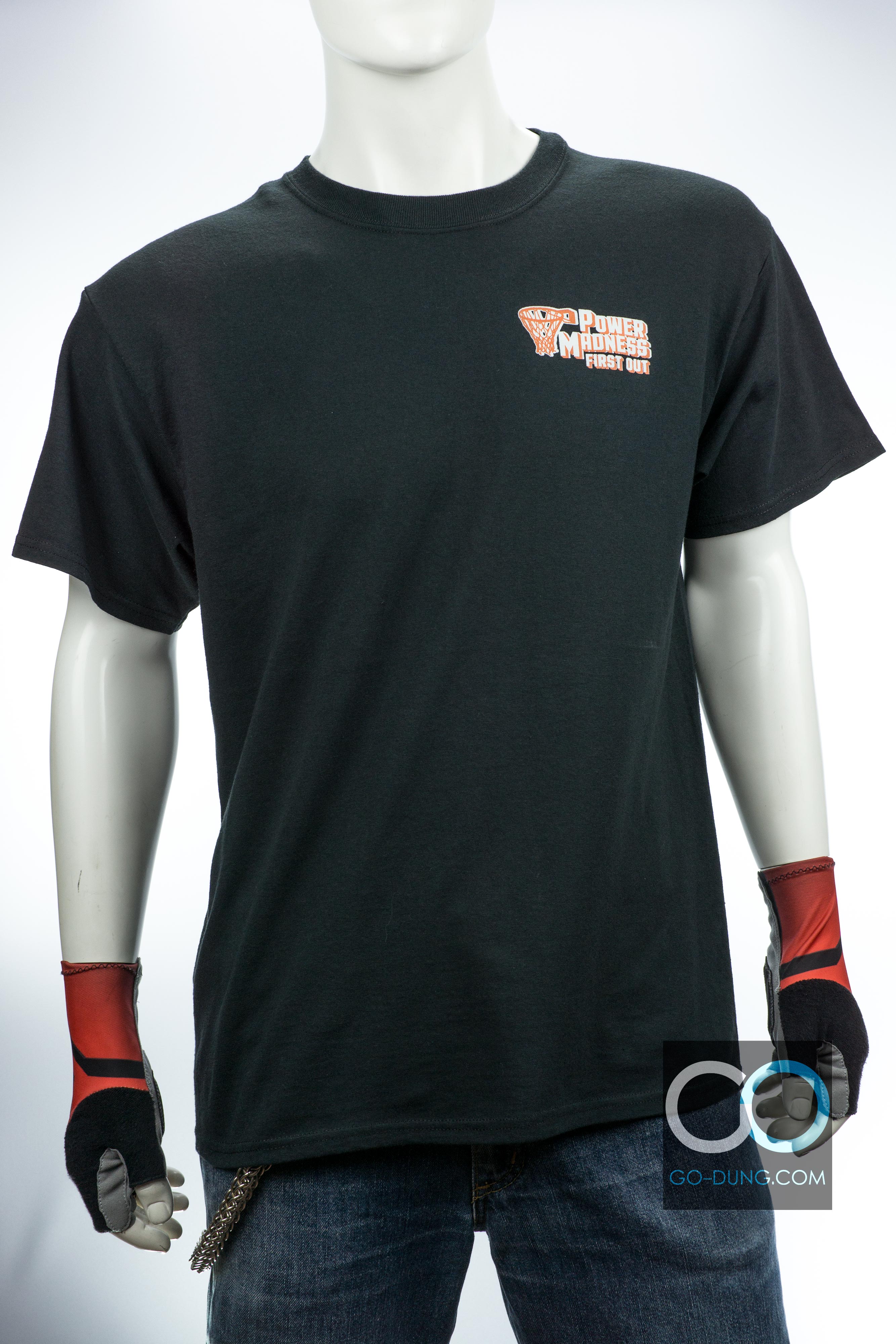 เสื้อยืดมือสอง ผ้าบาง PORT AND COMPANY : POWER MADNESS FIRST OUT ผ้า 50/50