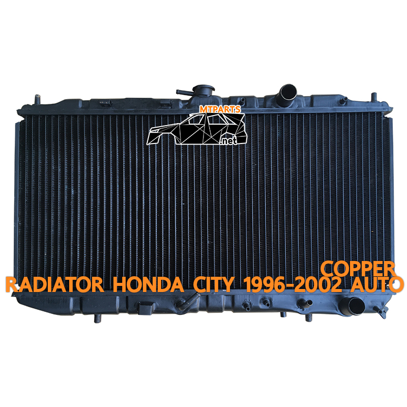 หม้อน้ำ RADIATOR HONDA CITY 1996-2002 ทองแดง เกรดส่งออก