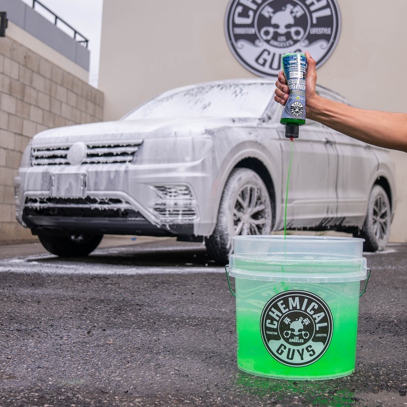 Chemical Guys (ถังน้ำล้างรถ) Heavy Duty Detailing Bucket (Ultra Clear)