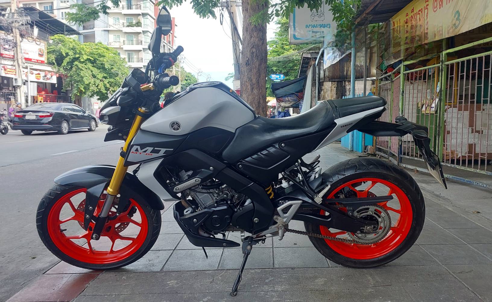 (ปิดการขายครับ) mt 15 สีเทา 2019