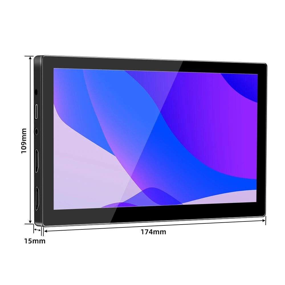 7 inch Touch Screen Monitor 1024x600 ลำโพงในตัว รองรับ Raspberry Pi