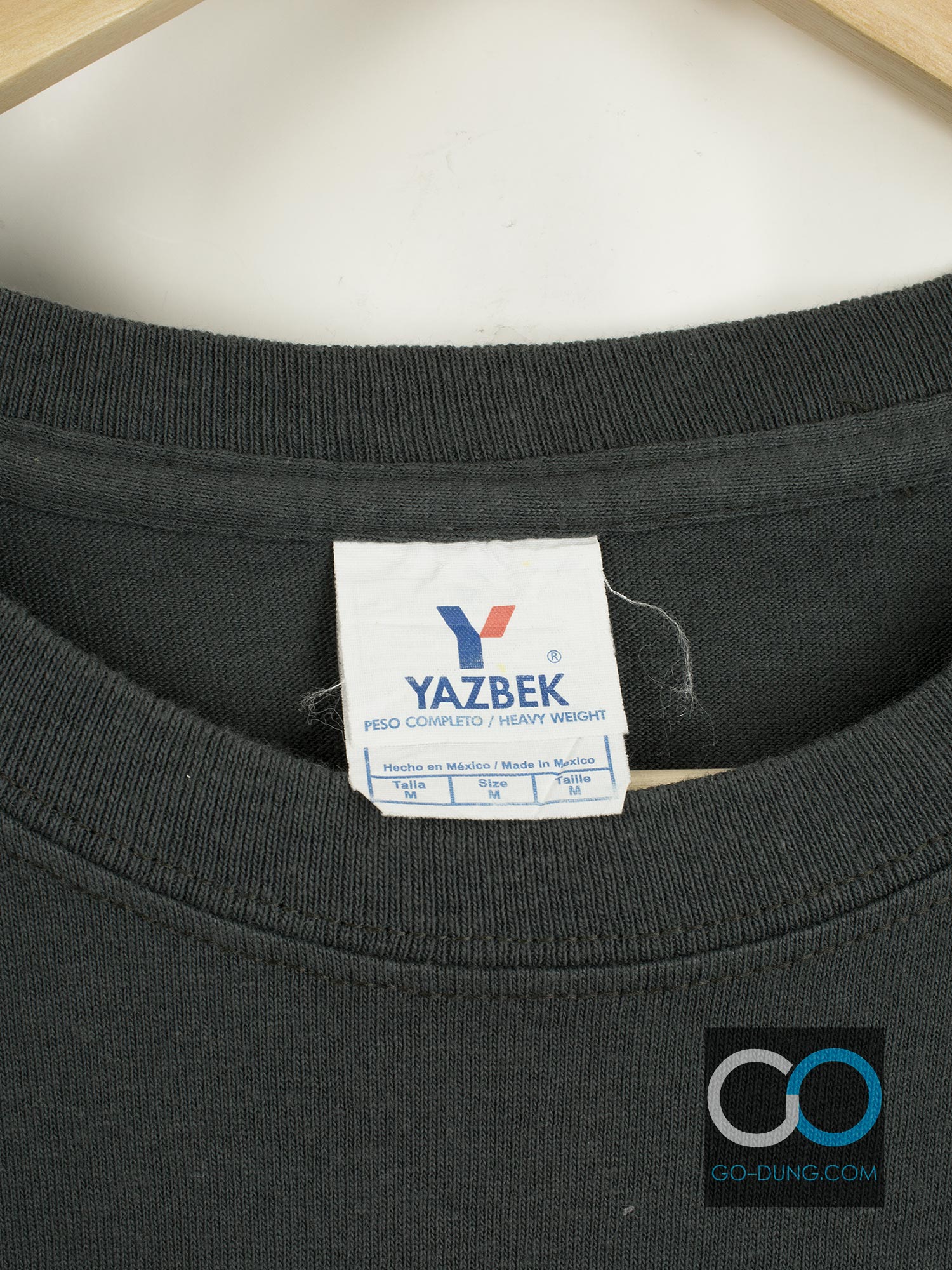 เสื้อยืดมือสอง YAZBEK : CHARRITO LUNA TEAM ผ้า 100 คอตตอน สกรีนนูน