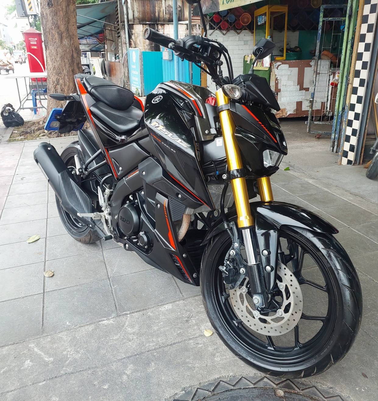 (ปิดการขาย) mslaz 2018 สีดำส้ม ปีสูง ไมล์น้อยน็อตใสๆครับ