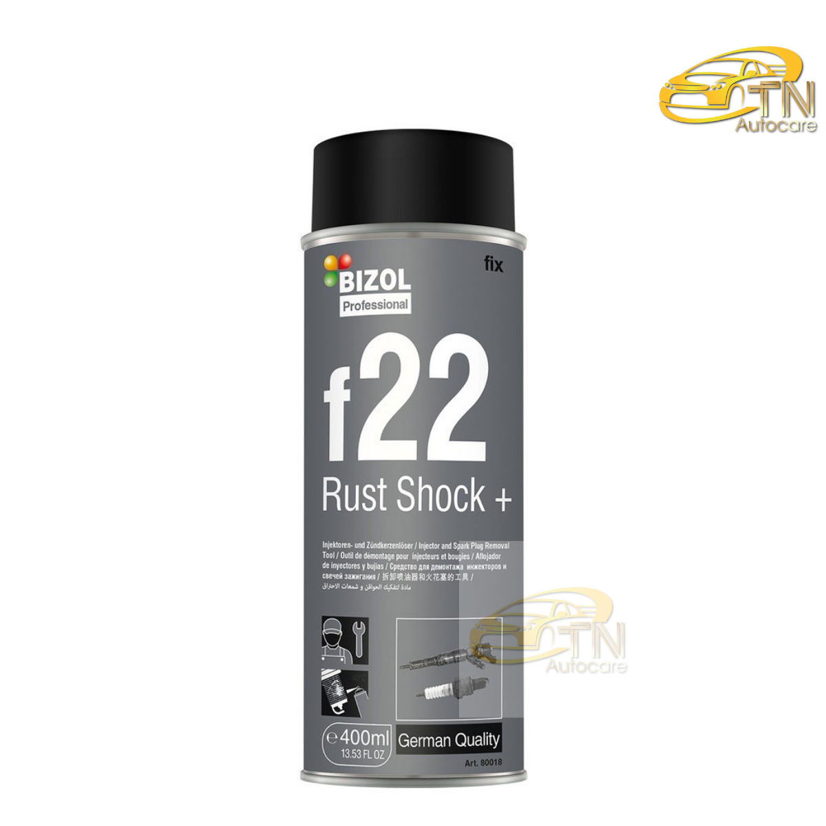 BIZOL Rust Shock+ f22 น้ำยาขจัดคราบสนิม 400 ml.