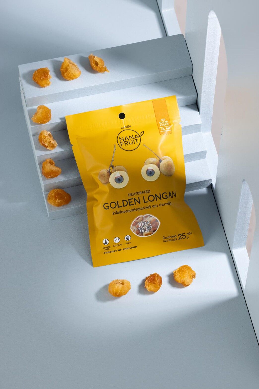 Nana Fruit ผลไม้อบแห้ง 25g. Dehydrated Fruit ไม่ผสมน้ำตาล นานาฟรุต