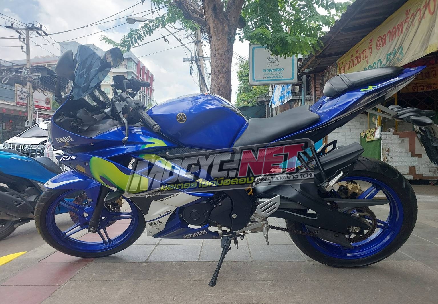 ( ปิดการขาย )r15 สีน้ำเงิน ตัวท็อป พร้อมส่งประจวบคีรีขันธ์อีกคันครับ