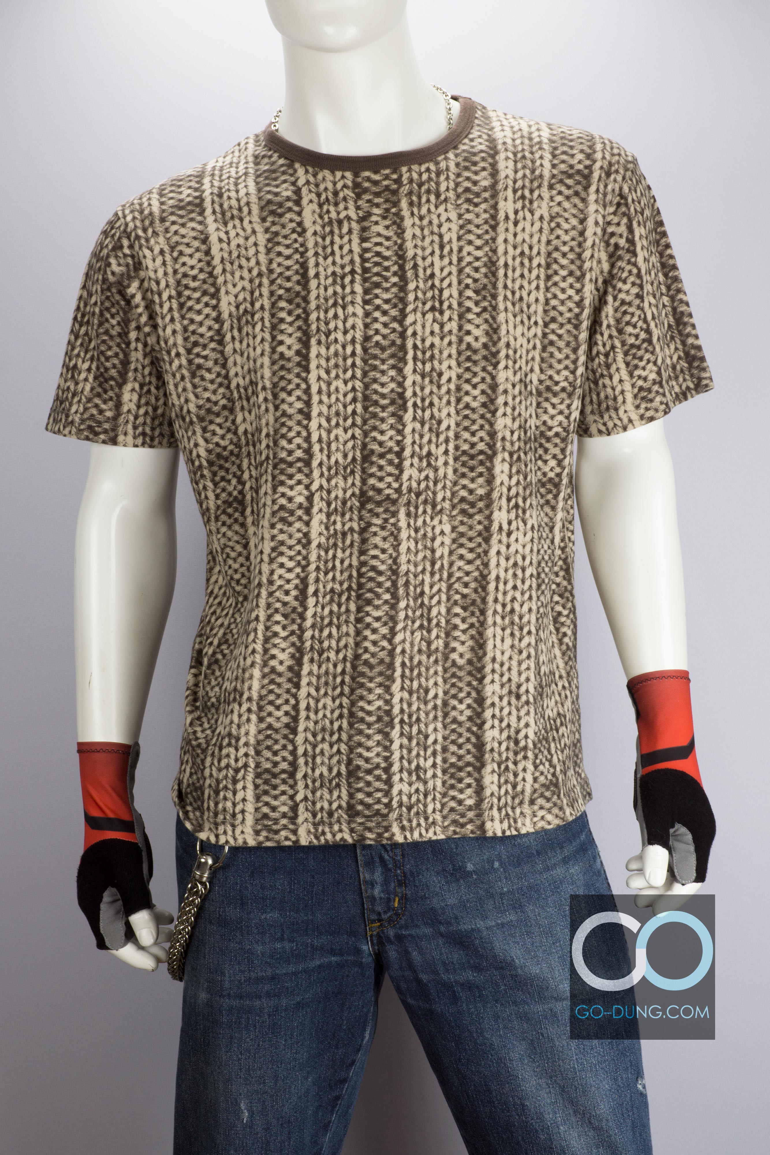 เสื้อยืดมือสอง ยี่ห้อ BOSSINI เสื้อยืดพิทพ์ลาย ผ้า 100 คอตตอน