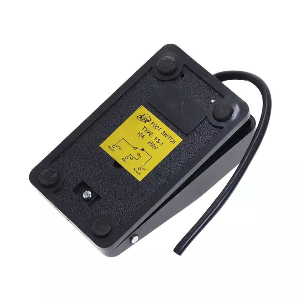 ตัวควบคุมเท้าเหยียบสวิทช์ไฟฟ้า Foot AC 250V 10A
