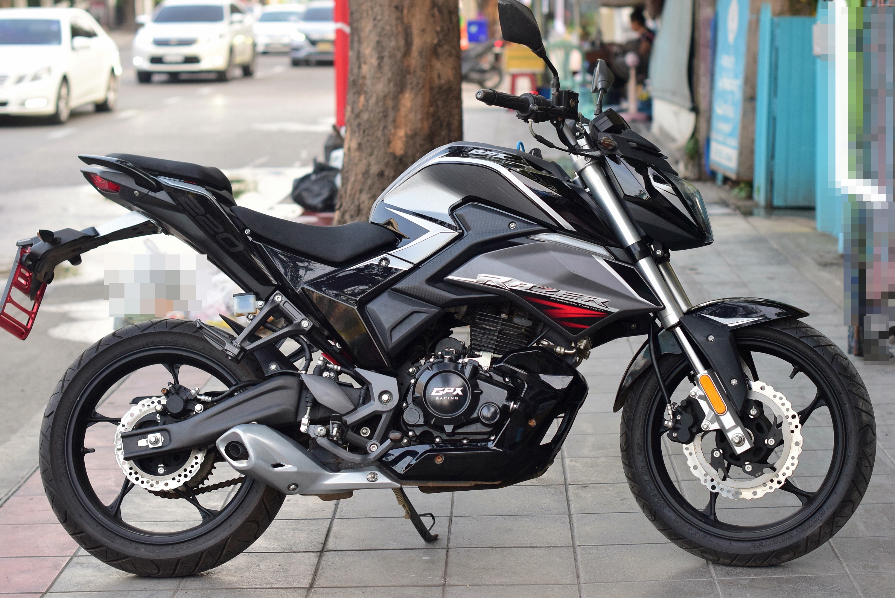 (ปิดการขาย)gpx razer 220gn ปี2022 ตัวใหม่ล่าสุด ระบบหัวฉีดไฟหน้า LED