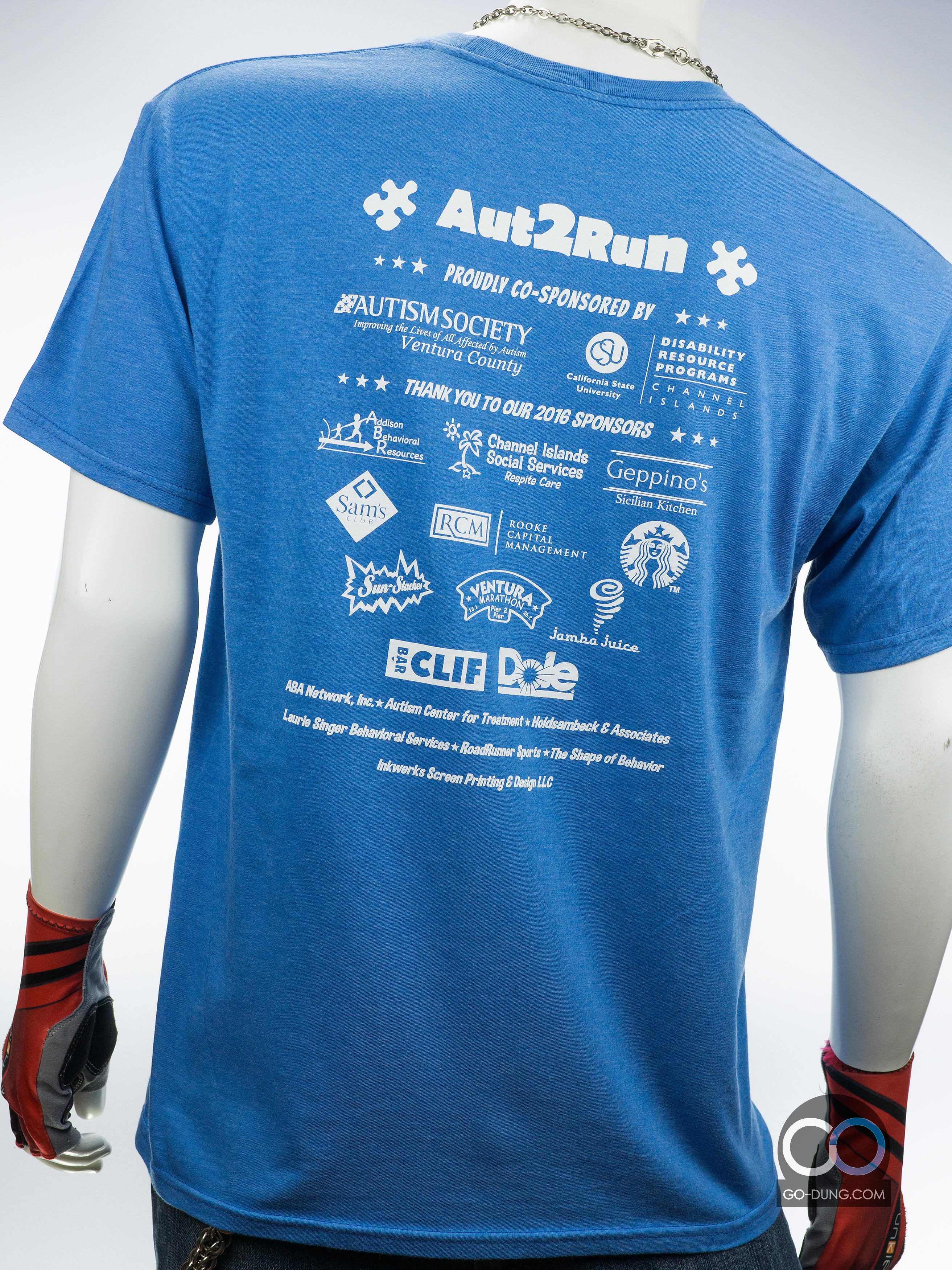 เสื้อยืดมือสอง SPECTRA : AUT 2 RUN ผ้าบาง ผ้าผสม 52/48