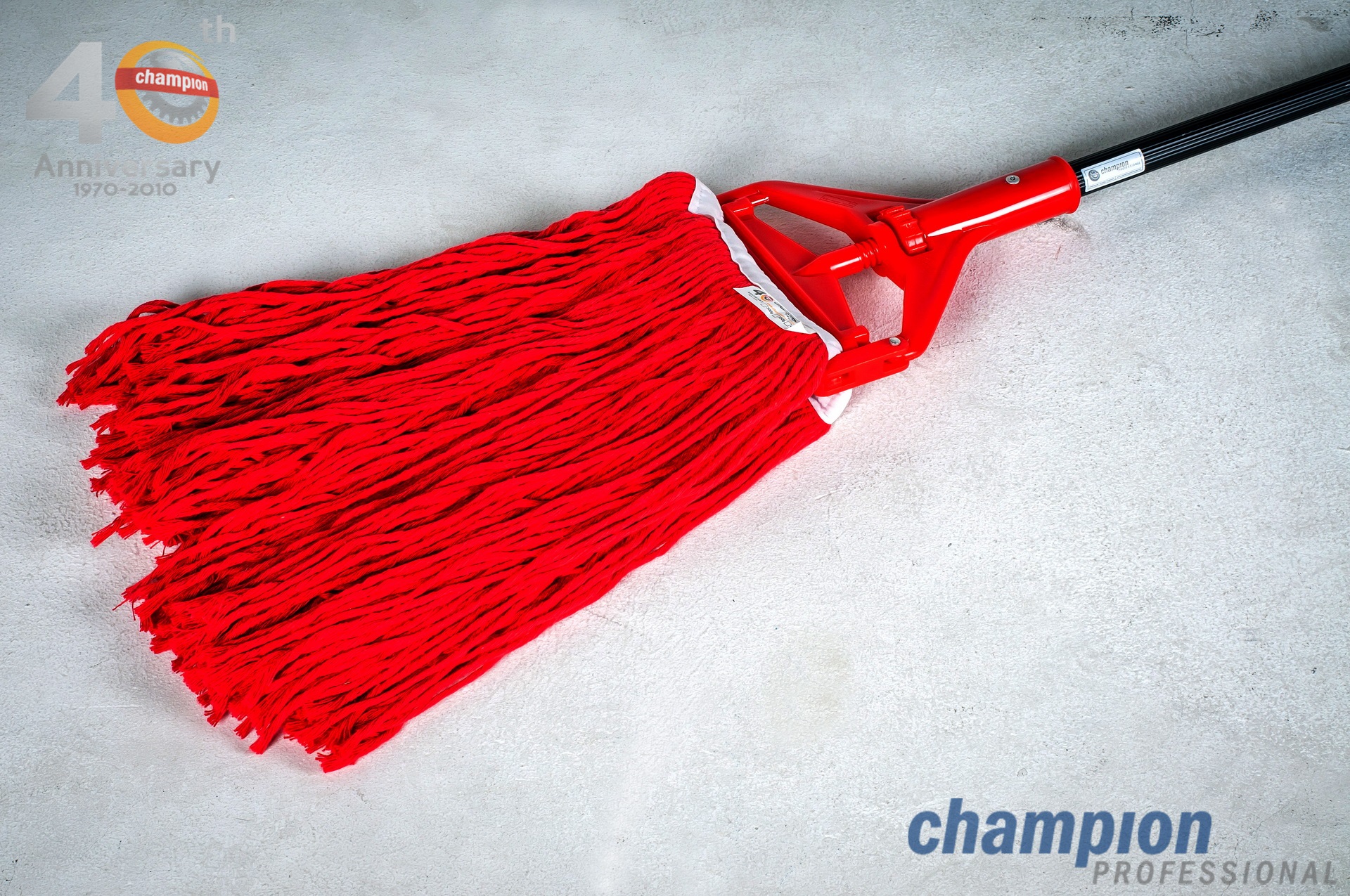 ม็อปถูพื้นหัวพลาสติก 8" CHAMPION