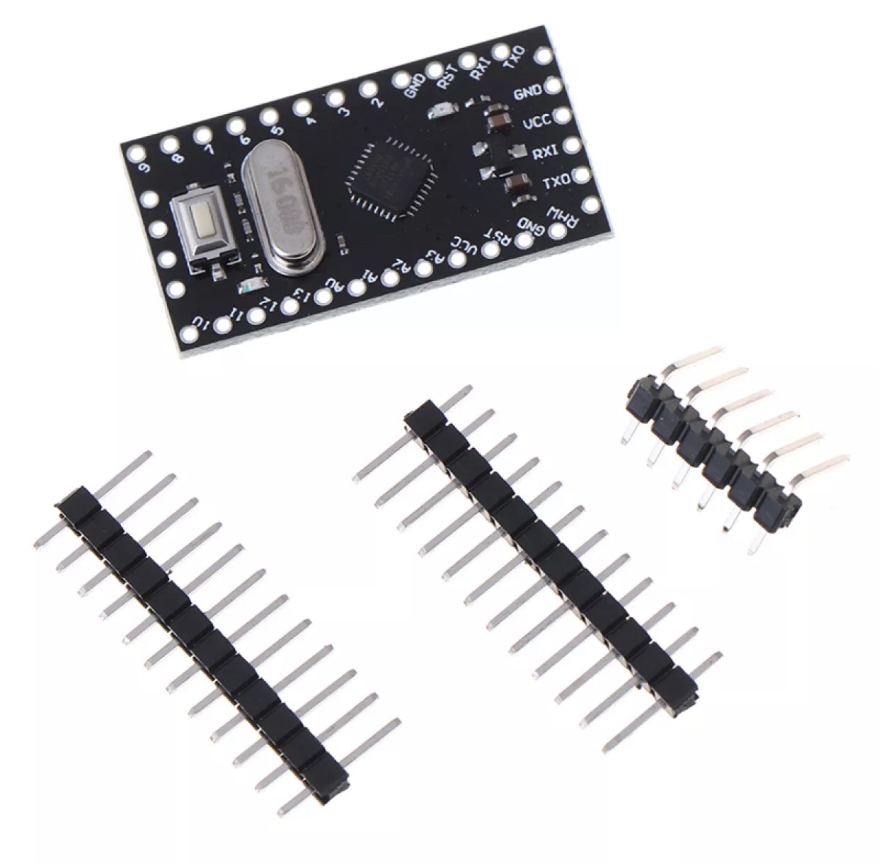 Pro mini ATMEGA168 5V 16MHz for Arduino พร้อมก้างปลา