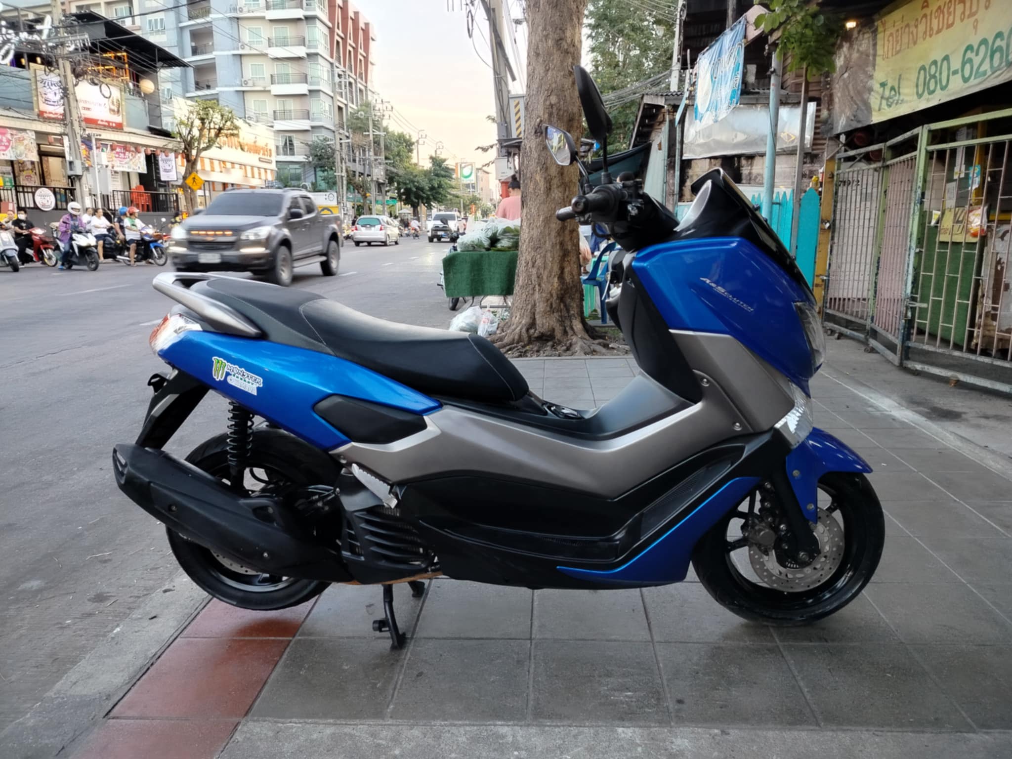 (ปิดการขาย) nmax 155 cc สีน้ำเงิน 2018 เบรค ABS หน้าหลัง