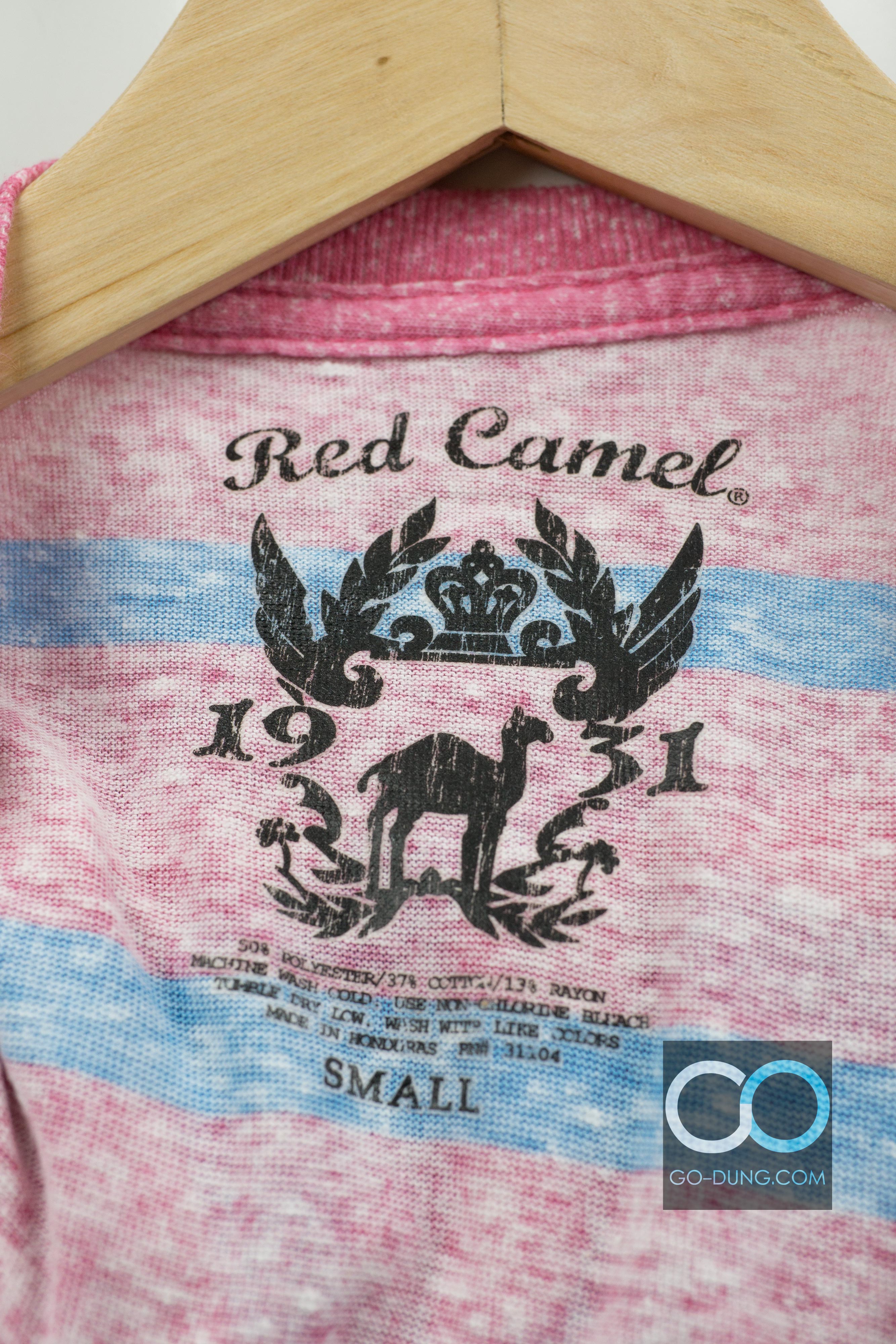 เสื้อยืดมือสอง ผ้าเรยอน เสื้อลาย RED CAMEL ผ้าสามเนื้อ 37/50/13