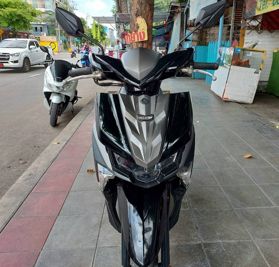 (มัดจำแล้วครับ) yamaha GT สีดำเทา ทะเบียนปี 2560 รถบ้านเอกสารชุดโอนครบ