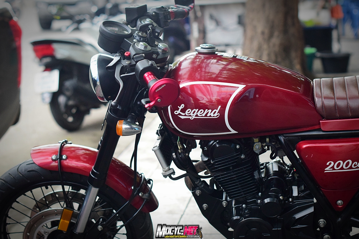 (( ขายแล้วครับ )) legend 200 สีแดง แต่งสวยตามรูป