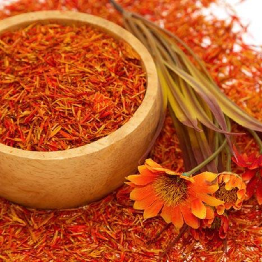 Homm Cha Dried Safflower ดอกคำฝอย อบแห้ง 30 กรัม ใช้ประกอบอาหาร เครื่องดื่ม หอมชา