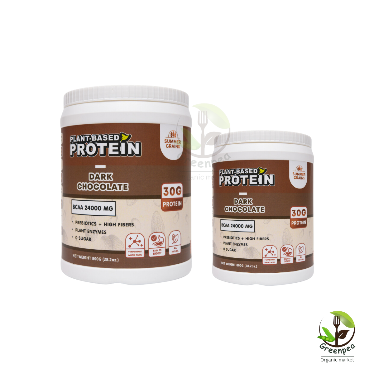 Summer Grains plant protein โปรตีน จากพืช ขนาด 400 g. / 800 g. อร่อยง่ายๆ ชงกับเครื่องดื่ม โปรตีนจากธรรมชาติ