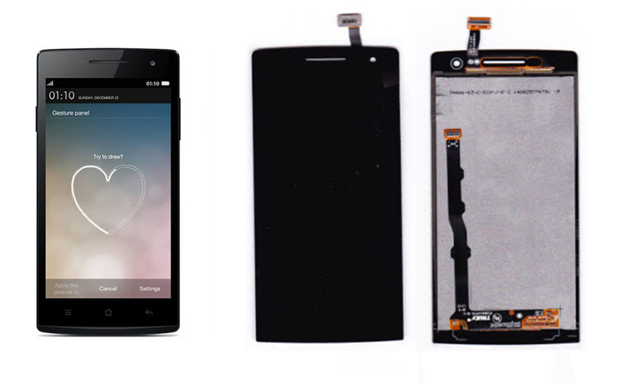 หน้าจอ OPPO - R827 / Find5 mini // หน้าจอพร้อมทัสกรีน