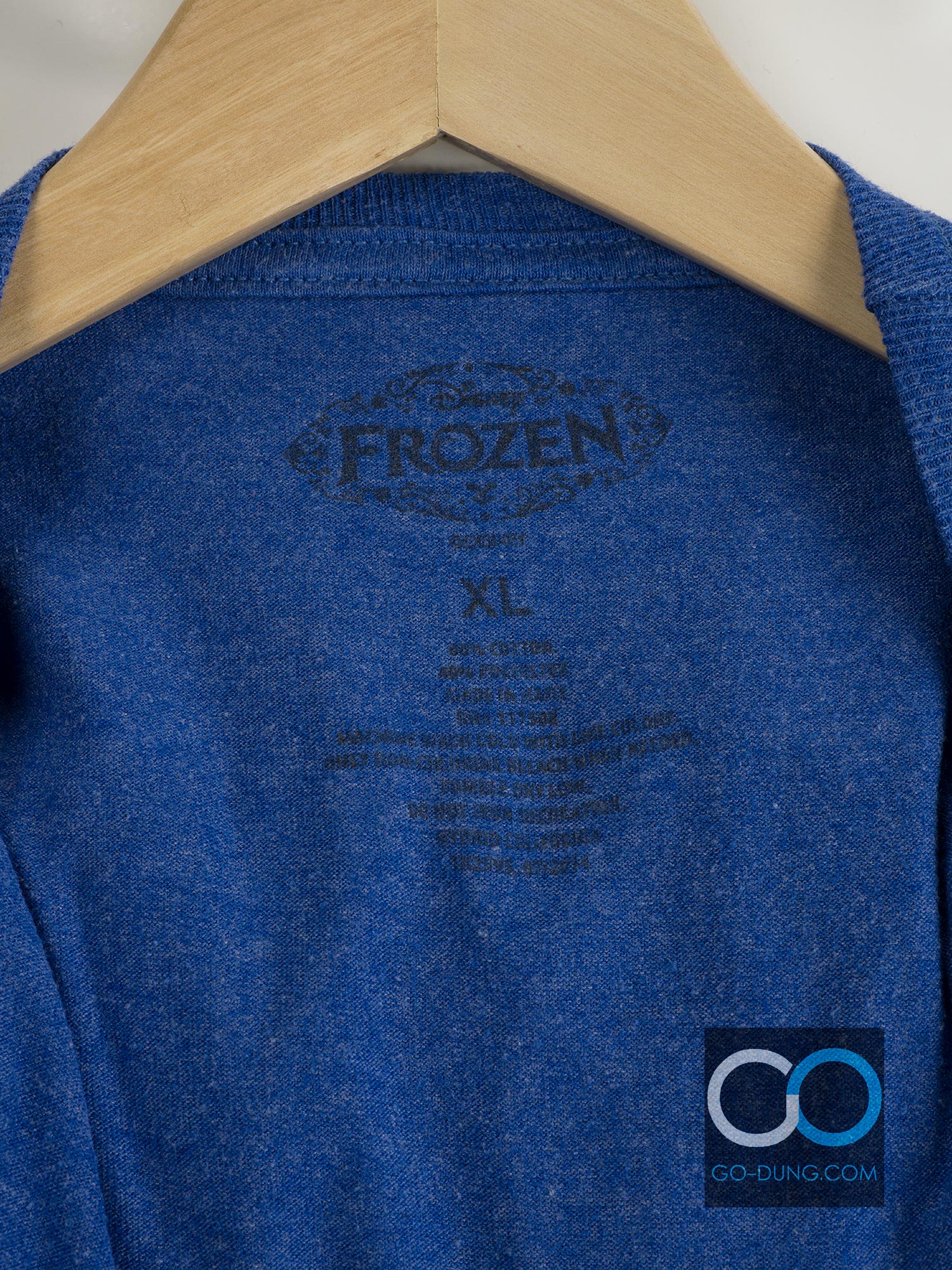 ขาย เสื้อยืดผ้าบาง วินเทจ ผ้าผสม โพลี ยี่ห้อ FROZEN