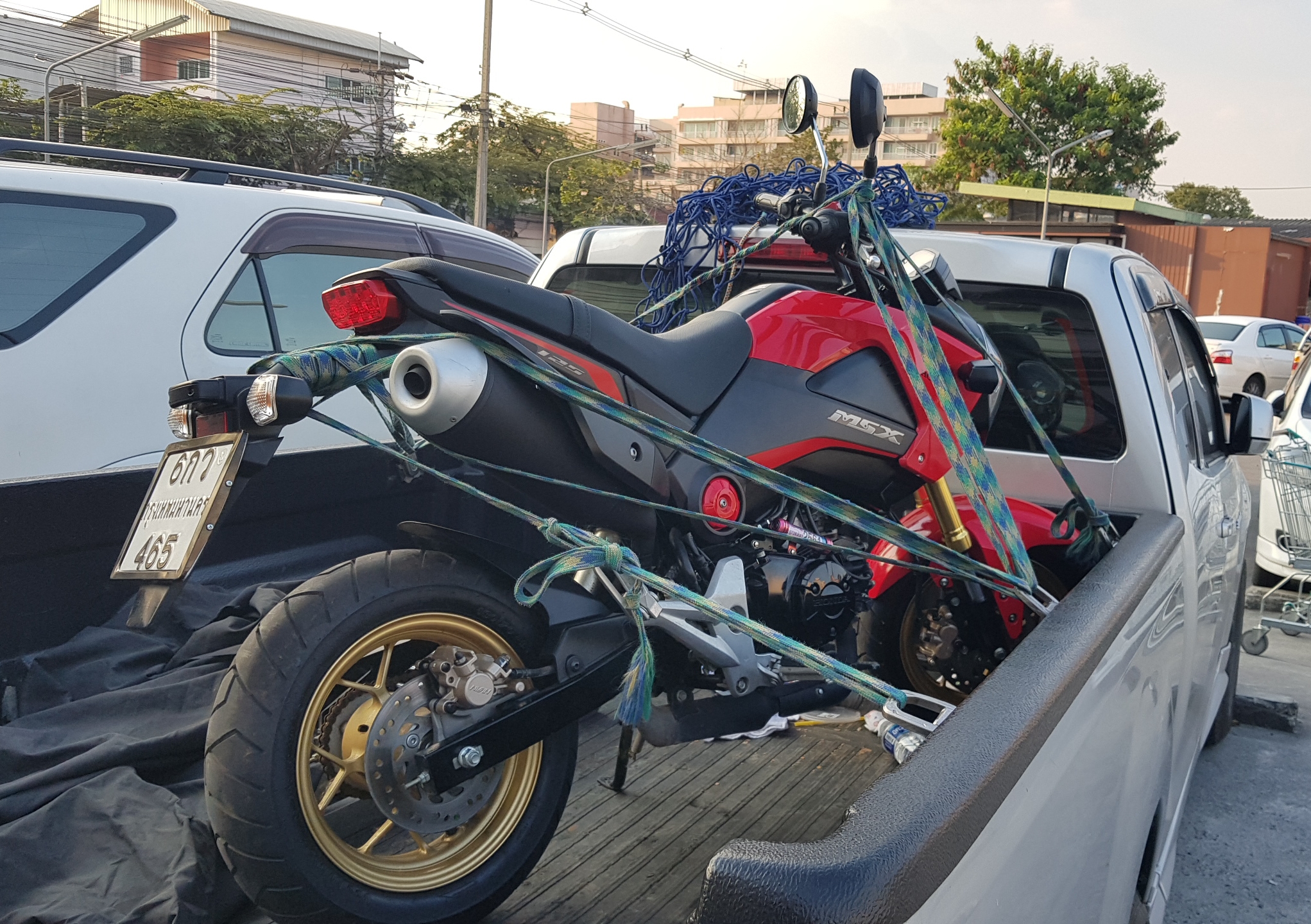 (( ขายแล้วส่งถึงคอนโดเรียบร้อย )) msx 2017 สีแดง ไมล์น้อย1 พันโล