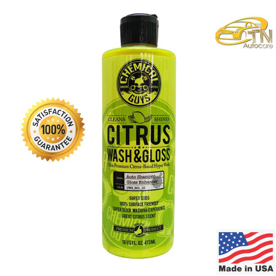 Chemical Guys - Citrus Wash Gloss แชมพูล้างรถ (16oz) (ขวดแท้)