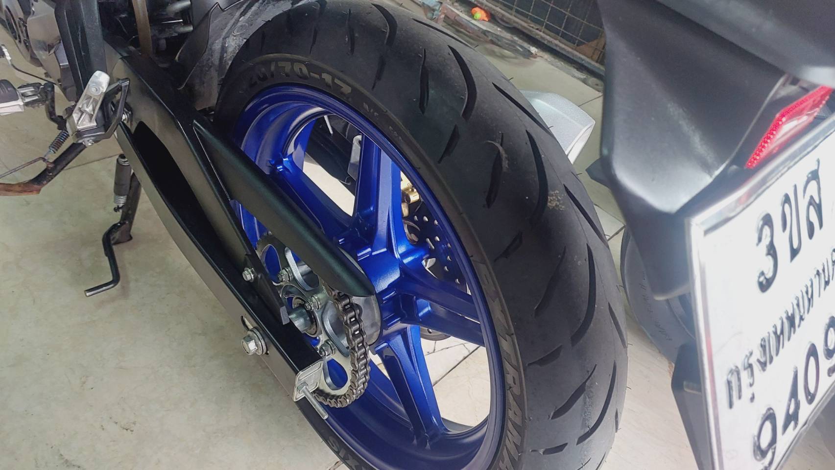 (ขายแล้ว) yamaha exciter สีน้ำเงิน 2021 155 cc ไฟหน้า LED