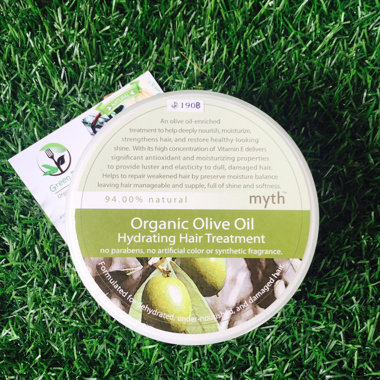 เซทแชมพูและครีมหมักผมสมุนไพรน้ำมันมะกอก Olive oil