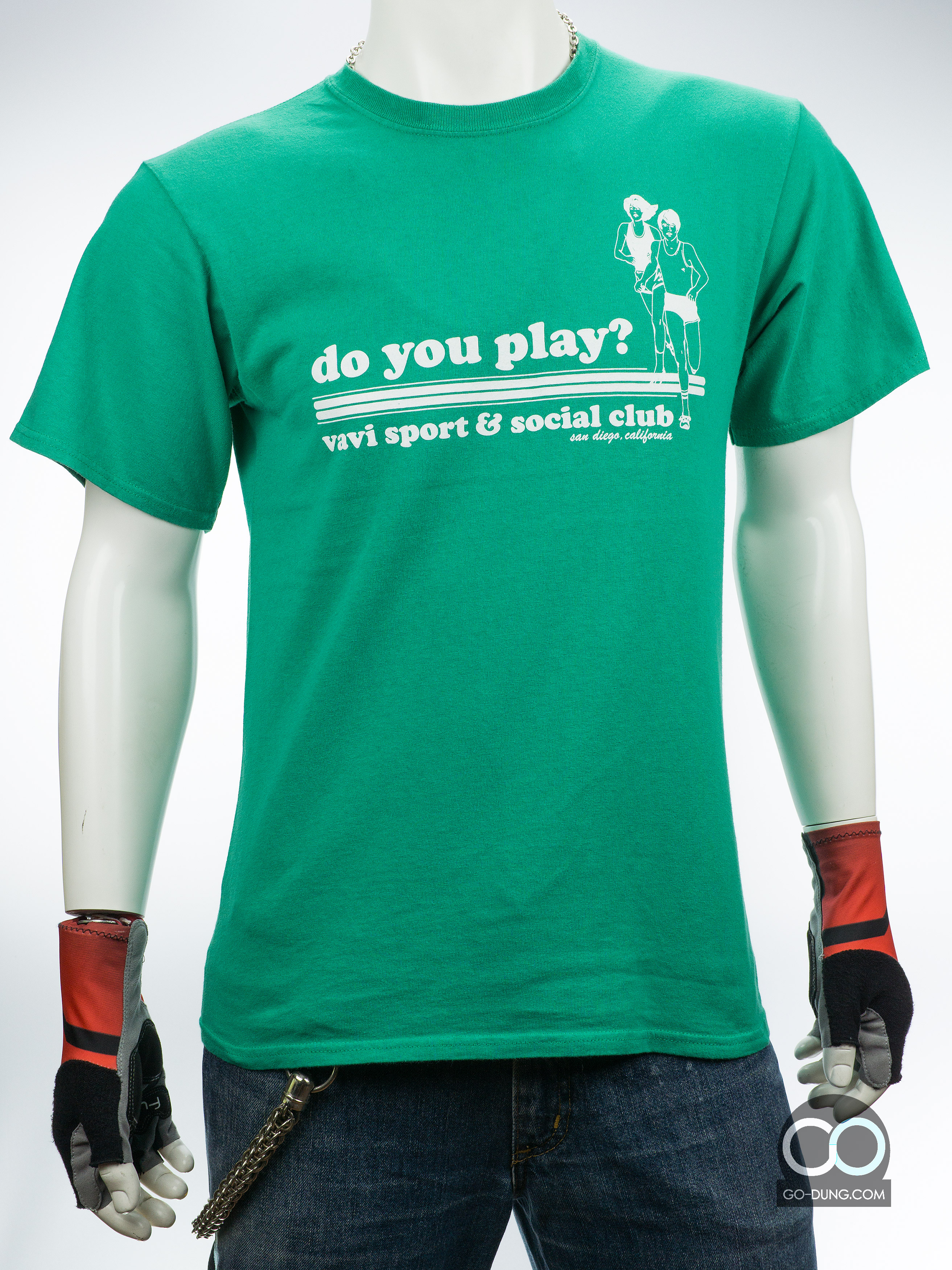 เสื้อยืดมือสอง PORT AND COMPANY : DO YOU PLAY VAVI SPORT SOCIAL CLUB ผ้า 100 คอตตอน